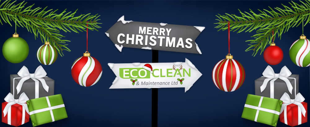 Eco-Clean Christmas Banner